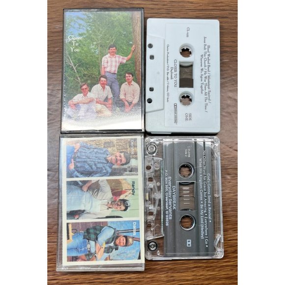 Daybreak Cassette Lot of 2 Everyday Servants and Closer to You Christian Music - Picture 3 of 4
